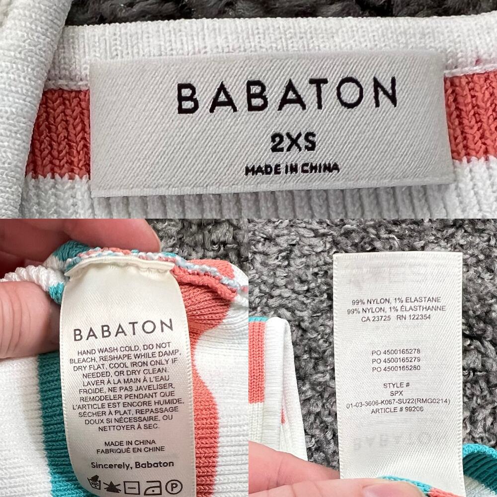 Babaton Aritzia women knit crop Torsten top size 2XS - Picture 5 of 5